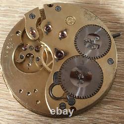 Internatonal Watch company IWC Schaffhausen 52 pocket watch movement & dial
