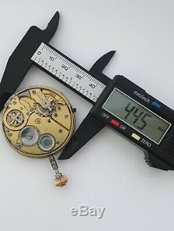 Invicta quarter repeater brevete depose pocket watch movement working