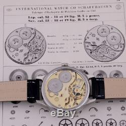 Iwc Schaffhausen 1a Chronometer 1905 Pocket Movement Cal 52 High Grade 5