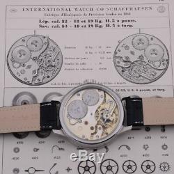 Iwc Schaffhausen Swiss Chronometer 1a Quality Pocket Movement 1918