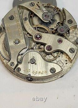 J J Badollet High Grade Pocket Watch Movement 43mm