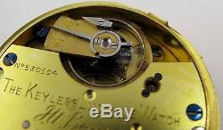 J. W. Benson at London Pocket Watch Movement diameter 44.2 mm HC Ludgate