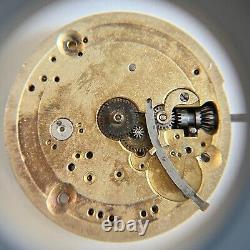 JWC / IWC Schaffhausen Pocket Watch Movement LOT 4