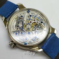 Jaeger LeCoultre Blue World Classic Elegant Marriage Pocket Watch Movement