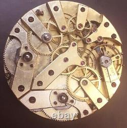 James Courvoisier Geneva Swiss Chronograph High Grade KW Pocket Watch Movement