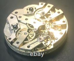 James Courvoisier Geneva Swiss Chronograph High Grade KW Pocket Watch Movement