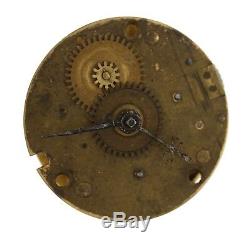 James Snelling London 18th Century English Verge Pocket Watch Movement Vv81
