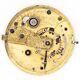 James Stoddart Of London English Antique Fusee Pocket Watch Movement With Dial