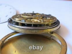 Japy Freres French Fusee Repeater Pocket Watch Movement Circa 1800 50 MM