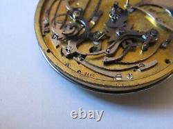 Japy Freres French Fusee Repeater Pocket Watch Movement Circa 1800 50 MM