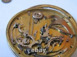 Japy Freres French Fusee Repeater Pocket Watch Movement Circa 1800 50 MM