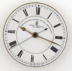 John Forrest London Centre Seconds Chronograph Pocket Watch Movement Spares Q72