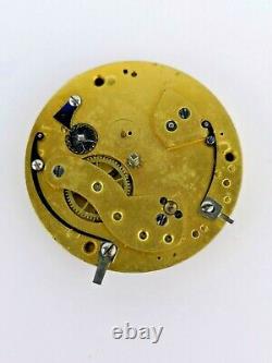 John James Liverpool Fusee Pocket Watch Movement Working Quality (M140)