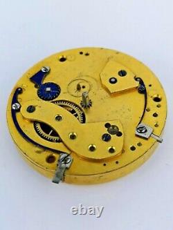 John James Liverpool Fusee Pocket Watch Movement Working Quality (M140)