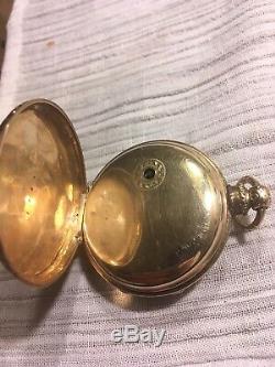 John O Harrison Pocket Watch 1840. Fusee Movement Key Wind Key Set. Work Great