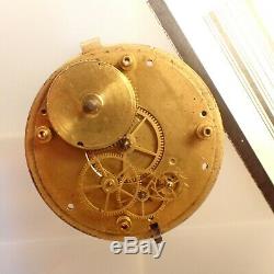John Rotherhams Pocket Watch Parts Vintage Wheel Gear Spring Screw Key Wind