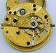 Joseph Tanner Cirencester High Quality Fusee Pocket Watch Movement Working (p54)