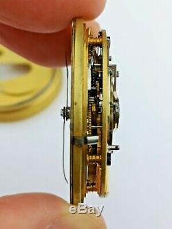 Joseph Tanner Cirencester High Quality Fusee Pocket Watch Movement Working (P54)