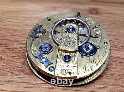 Josh Johnson Fusee Pocket Watch Movement Ticking Well Liverpool c. 1840