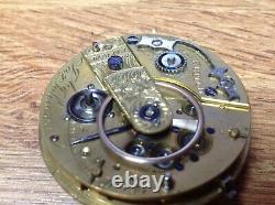 Josh Johnson Fusee Pocket Watch Movement Ticking Well Liverpool c. 1840