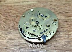 Josh Johnson Fusee Pocket Watch Movement Ticking Well Liverpool c. 1840