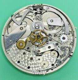 Jules Emmery Two-Train Flying Quarter Seconds Chronograph Pocket Watch Movement