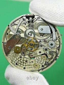 Jules Emmery Two-Train Flying Quarter Seconds Chronograph Pocket Watch Movement