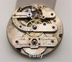 Jules Jurgensen Copenhagen Keywind Detent Chronometer Movement And Dial 41.5mm