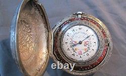 Julien Le Roy Pocket Watch Fusee Movement Made In France For Turkish Market