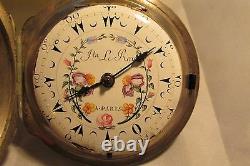 Julien Le Roy Pocket Watch Fusee Movement Made In France For Turkish Market
