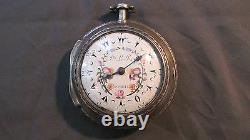 Julien Le Roy Pocket Watch Fusee Movement Made In France For Turkish Market