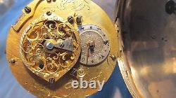Julien Le Roy Pocket Watch Fusee Movement Made In France For Turkish Market