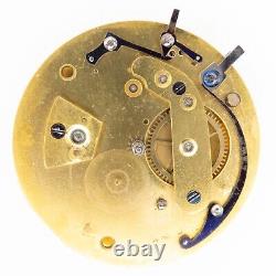 L. H. Samuel & Co. Liverpool 41.6 x 13.1 mm Fusee Antique Pocket Watch Movement