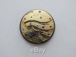 L Leroy & Cie Gilt Pocket Watch Movement 39.8 MM And 43.5 MM Dial Runs