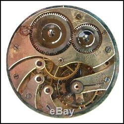 LONGINES Pocket Watch Movement and Dial Working SELL AS PARTS 1919