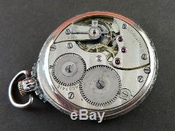 LONGINES Sterling Silver Oval Shaped Pocket Watch. 43mm. Cal. 18.79. Ca 1927