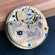 Lancaster Watch Co. Grade Fulton 18s 11j Pocket Watch Movement Parts / Repair
