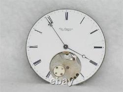 Large 46mm Jules Jurgensen 20 Jewel Hi Grade Nickel Pocketwatch Movement & Dial