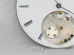 Large 46mm Jules Jurgensen 20 Jewel Hi Grade Nickel Pocketwatch Movement & Dial