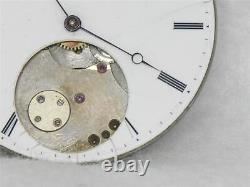 Large 46mm Jules Jurgensen 20 Jewel Hi Grade Nickel Pocketwatch Movement & Dial