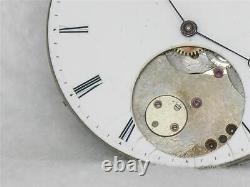 Large 46mm Jules Jurgensen 20 Jewel Hi Grade Nickel Pocketwatch Movement & Dial