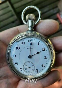 Large Vintage(1916) Elgin Pocket Watch Mod. 336 18s17j O. F. Minty Movement&dial