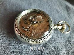 Large Vintage(1916) Elgin Pocket Watch Mod. 336 18s17j O. F. Minty Movement&dial