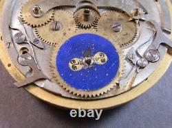 Large sized Calendar moon phase pocket watch Movement, Spare or Repair