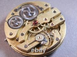 Large sized Calendar moon phase pocket watch Movement, Spare or Repair
