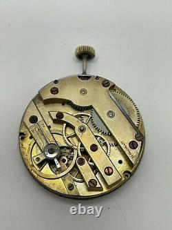 LeCoultre Pocket Watch Movement Hands And Dial Good Balance