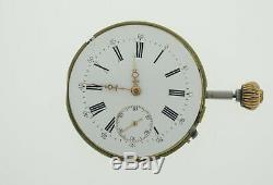 LeCoultre Pocket Watch Movement Spiral Breguet 43.2 mm Working (SO106)