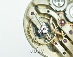 LeCoultre Pocket Watch Movement Spiral Breguet Good Balance 42.9 mm (SO72)