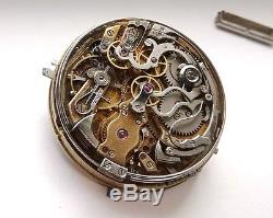 LeCoultre RMCSQ minute repeater perpetual calendar chrono pocket watch movement