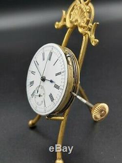 Lecoultre repeater chronograph pocket watch movement savonette